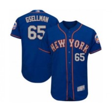 Men's New York Mets #65 Robert Gsellman Royal Gray Alternate Flex Base Authentic Collection Baseball Player Stitched Jersey