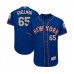 Men's New York Mets #65 Robert Gsellman Royal Gray Alternate Flex Base Authentic Collection Baseball Player Stitched Jersey