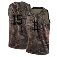 Men's Nike Houston Rockets #15 Clint Capela Swingman Camo Realtree Collection NBA Jersey