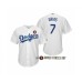 Men's 2019 Armed Forces Day Julio Urias #7 Los Angeles Dodgers White Stitched Jersey