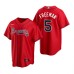 Men's Nike Atlanta Braves #5 Freddie Freeman Red Alternate Stitched Baseball Jersey