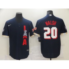 Men's Los Angeles Angels of Anaheim #20 Jared Walsh Nike Navy 2021 All-Star Game Replica Player Stitched Jersey