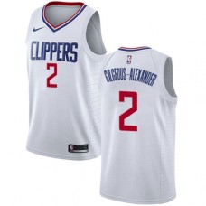 Men's Nike Los Angeles Clippers #2 Shai Gilgeous-Alexander Swingman White NBA Jersey - Association Edition