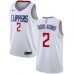 Men's Nike Los Angeles Clippers #2 Shai Gilgeous-Alexander Swingman White NBA Jersey - Association Edition