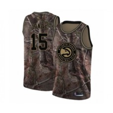 Men's Atlanta Hawks #15 Damian Jones Swingman Camo Realtree Collection Basketball Jersey