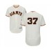 Men's San Francisco Giants #37 Joey Rickard Cream Home Flex Base Authentic Collection Baseball Player Stitched Jersey