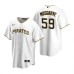 Men's Nike Pittsburgh Pirates #59 Joe Musgrove White Home Stitched Baseball Jersey