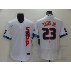 Men's San Diego Padres #23 Fernando Tatis Jr. Nike White 2021 MLB All-Star Game Authentic Stitched Jersey