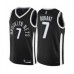 Men's Brooklyn Nets #7 Kevin Durant Authentic Black Basketball Jersey - City Edition