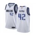 Men's Dallas Mavericks #42 Maxi Kleber Authentic White Basketball Stitched Jersey - Association Edition