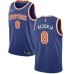 Men's Nike New York Knicks #8 Mario Hezonja Swingman Royal Blue NBA Jersey - Icon Edition