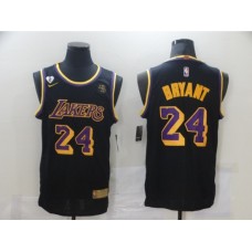 Men's Nike Los Angeles Lakers #24 Kobe Bryant Swingman Black NBA Stitched Jersey