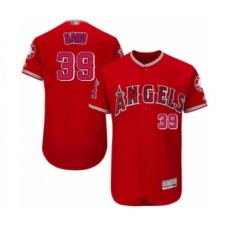 Men's Los Angeles Angels of Anaheim #39 Luke Bard Red Alternate Flex Base Authentic Collection Baseball Player Stitched Jersey