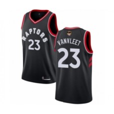 Men's Toronto Raptors #23 Fred VanVleet Swingman Black 2019 Basketball Finals Bound Jersey Statement Edition