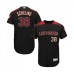 Men's Arizona Diamondbacks #38 Curt Schilling Black Alternate Authentic Collection Flex Base Baseball Jersey