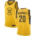 Men's Nike Indiana Pacers #20 Doug McDermott Swingman Gold NBA Jersey Statement Edition