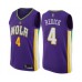 Men's New Orleans Pelicans #4 JJ Redick Authentic Purple Basketball Jersey - City Edition