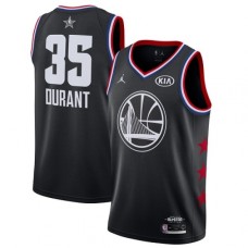 Men's Nike Golden State Warriors #35 Kevin Durant Black Basketball Jordan Swingman 2019 All-Star Game Jersey