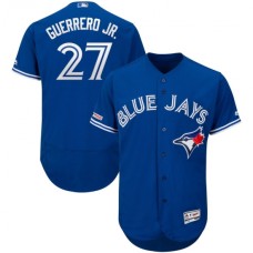 Toronto Blue Jays #27 Vladimir Guerrero Jr.Majestic Alternate Flex Base Authentic Collection Player Jersey - Royal