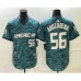 Men's Nike Tampa Bay Rays #56 Randy Arozarena Teal 2023 All Star Cool Base Stitched Jersey