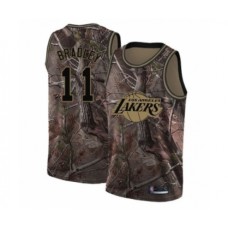 Men's Los Angeles Lakers #11 Avery Bradley Swingman Camo Realtree Collection Basketball Jersey