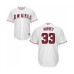 Men's Los Angeles Angels of Anaheim #33 Matt Harvey Replica White Home Cool Base Baseball Jersey