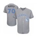 Men's Toronto Blue Jays #70 Patrick Murphy Authentic Gray 2016 Father's Day Fashion Flex Base Baseball Player Stitched Jersey