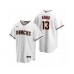 Men's Arizona Diamondbacks #13 Nick Ahmed Nike White Replica Home Stitched Jersey