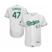 Men's Los Angeles Dodgers #47 J.T. Chargois White Celtic Flexbase Authentic Collection Baseball Player Stitched Jersey