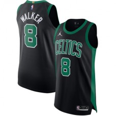 Men's Boston Celtics #8 Kemba Walker Jordan Brand Black 2020-21 Authentic Swingman Stitched Jersey