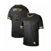 Men's Los Angeles Angels of Anaheim #2 Andrelton Simmons Authentic Black Gold Fashion Baseball Stitched Jersey