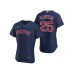 Men's Boston Red Sox #25 Kevin Plawecki Nike Navy Authentic 2020 Alternate Stitched Jersey