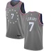 Men's Nike Philadelphia 76ers #7 Timothe Luwawu Swingman Gray NBA Jersey - City Edition