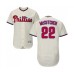 Men's Philadelphia Phillies #22 Andrew McCutchen Cream Alternate Flex Base Authentic Collection Baseball Jersey