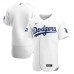 Men's Los Angeles Dodgers Blank Nike White 2020 World Series Champions Home Authentic Team Stitched Jersey