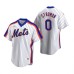 Men's Nike New York Mets #0 Marcus Stroman White Cooperstown Collection Home Stitched Baseball Jersey