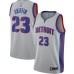 Men's Detroit Pistons #23 Blake Griffin Jordan Brand Silver 2020-21 Swingman Stitched Jersey