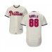 Men's Philadelphia Phillies #66 Edgar Garcia Cream Alternate Flex Base Authentic Collection Baseball Player Stitched Jersey