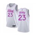 Men's Minnesota Timberwolves #23 Jarrett Culver White Swingman Stitched Jersey - Earned Edition