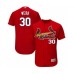 Men's St. Louis Cardinals #30 Tyler Webb Red Alternate Flex Base Authentic Collection Baseball Player Stitched Jersey