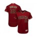 Men's Arizona Diamondbacks #38 Curt Schilling Red Alternate Authentic Collection Flex Base Baseball Jersey