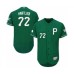 Men's Pittsburgh Pirates #72 Geoff Hartlieb Green Celtic Flexbase Authentic Collection Baseball Player Stitched Jersey