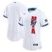 Men's Miami Marlins Blank Nike White 2021 MLB All-Star Game Authentic Stitched Jersey