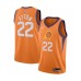 Men's Phoenix Suns #22 Deandre Ayton Authentic Orange Finished Basketball Stitched Jersey - Statement Edition