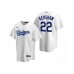 Men's Los Angeles Dodgers #22 Clayton Kershaw Nike White Replica Home Stitched Jersey