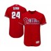 Men's Philadelphia Phillies #24 Roman Quinn Red Alternate Flex Base Authentic Collection Baseball Player Stitched Jersey