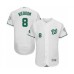 Men's Washington Nationals #8 Carter Kieboom White Celtic Flexbase Authentic Collection Baseball Player Stitched Jersey