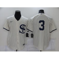 Men's Chicago White Sox #3 Harold Baines Cream Game 2021 Field of Dreams Stitched Jersey