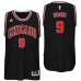 Chicago Bulls #9 Rajon Rondo Alternate Black New Swingman Jersey