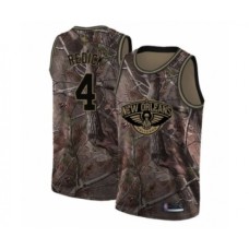 Men's New Orleans Pelicans #4 JJ Redick Swingman Camo Realtree Collection Basketball Jersey